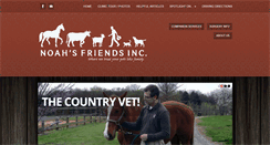 Desktop Screenshot of noahsfriendsvet.com